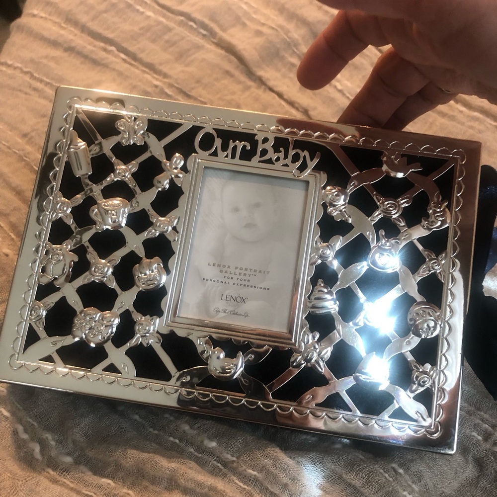 Lenox Silver Baby Keepsake Frame & Picture Album